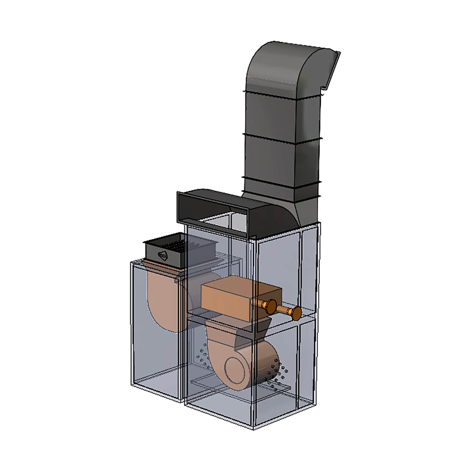 Приточно-вытяжная установка WDK-PVU-10 (10500 м3/;Q-120 кВт)
