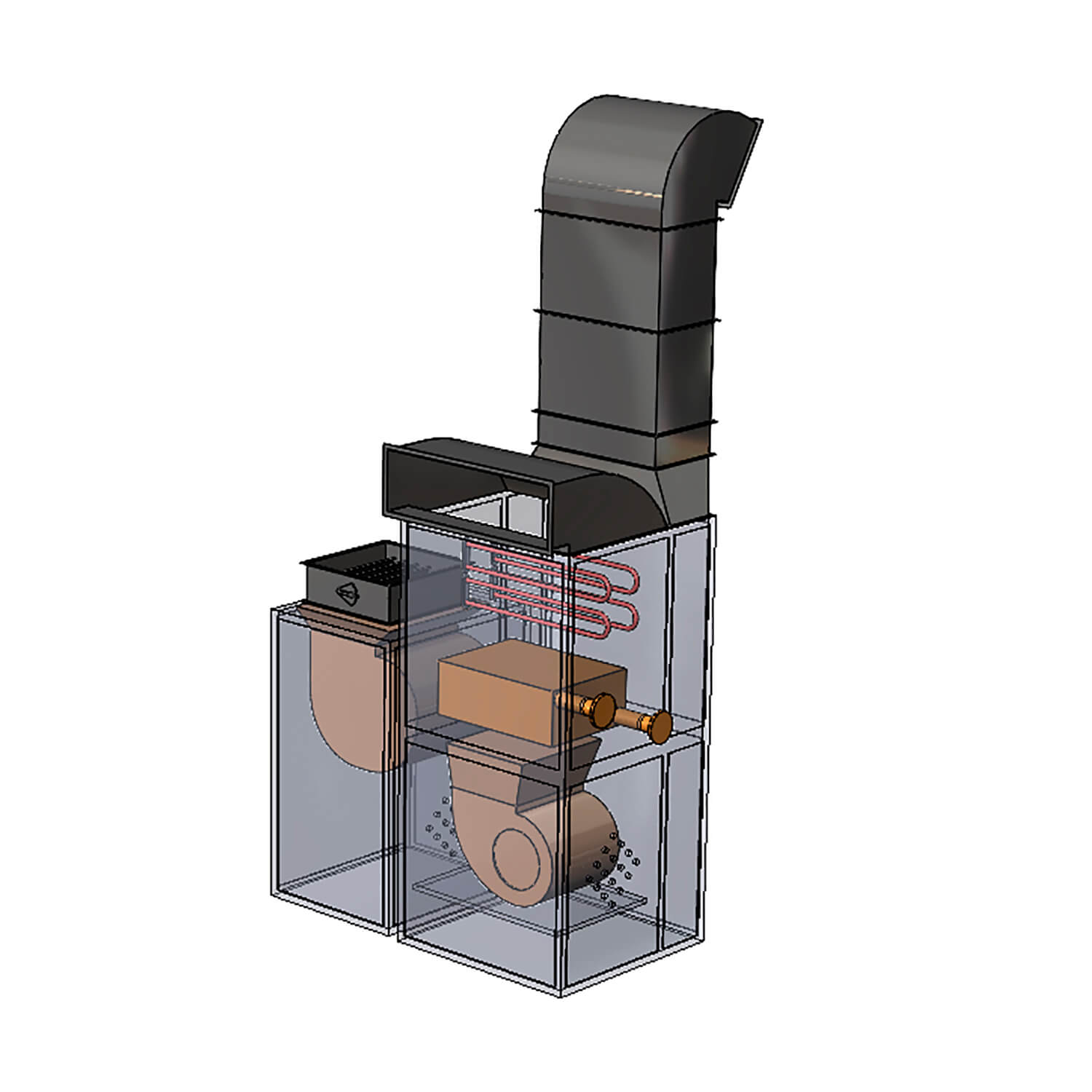 Приточно-вытяжная установка WDK-PVU-10 (10500 м3/;Q-120 кВт)