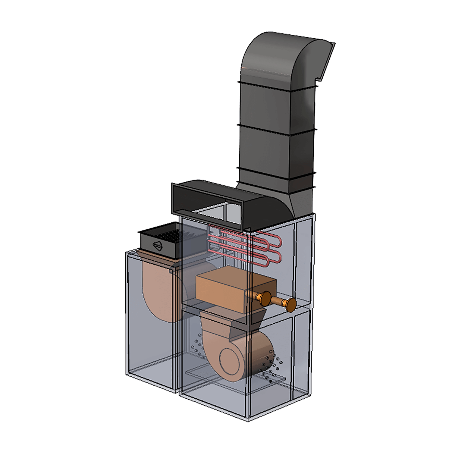 Приточно-вытяжная установка WDK-PVU-12 (12500 м3/ч,Q-120 кВт)